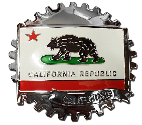 California Republic Grill Badge Medallion